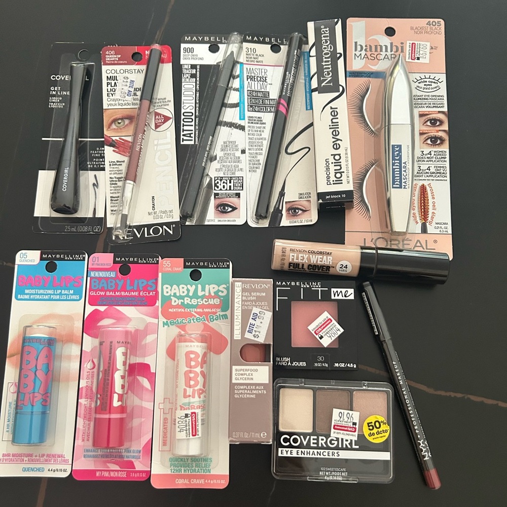 Assorted Drugstore Makeup - Never used and sealed